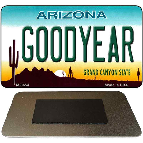 Goodyear Arizona State License Plate Tag Magnet M-8654