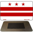 Washington DC Flag Novelty Metal Magnet M-8660