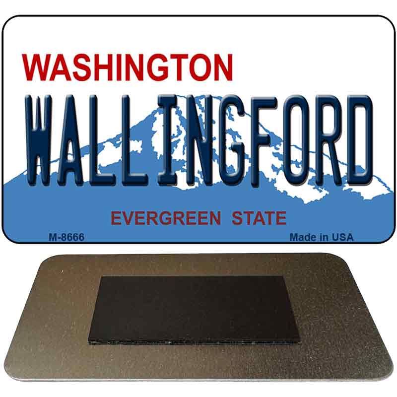 Wallingford Washington State License Plate Tag Magnet M-8666