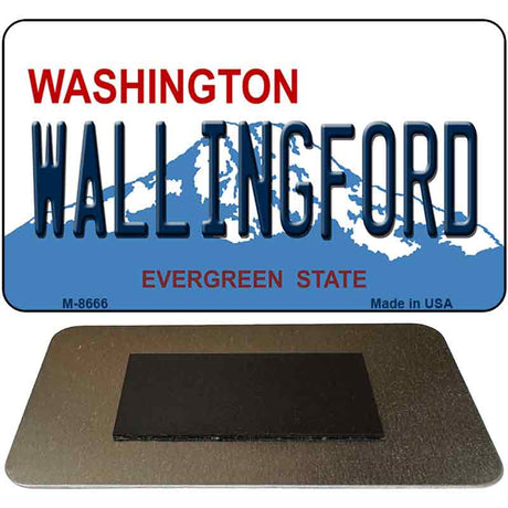 Wallingford Washington State License Plate Tag Magnet M-8666