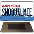 Snoqualmie Washington State License Plate Tag Magnet M-8667