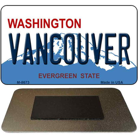 Vancouver Washington State License Plate Tag Magnet M-8673