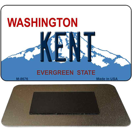 Kent Washington State License Plate Tag Magnet M-8676