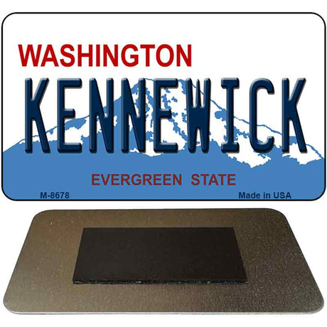 Kennewick Washington State License Plate Tag Magnet M-8678