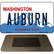 Auburn Washington State License Plate Tag Magnet M-8679