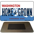 Home Grown Washington State License Plate Tag Magnet M-8687