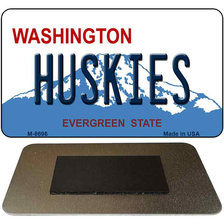 Huskies Washington State License Plate Tag Magnet M-8696