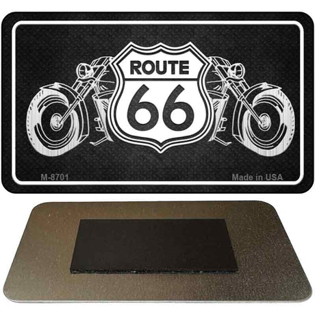 Route 66 Bikes Novelty Metal Magnet M-8701