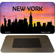 New York Silhouette Novelty Metal Magnet M-8704