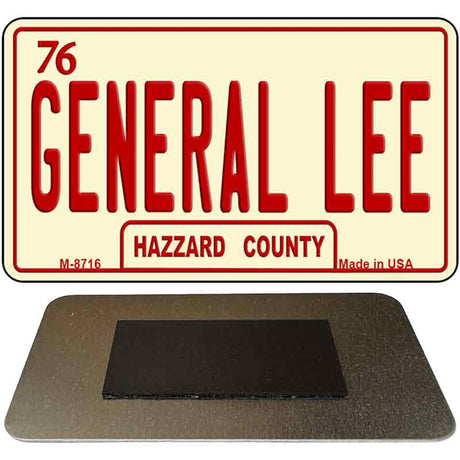 General Lee Novelty Metal Magnet M-8716