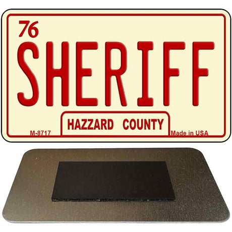 Sheriff Novelty Metal Magnet M-8717