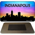 Indianapolis Silhouette Novelty Metal Magnet M-8728