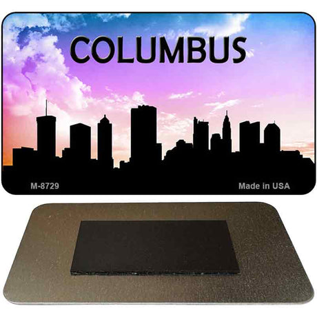 Columbus Silhouette Novelty Metal Magnet M-8729