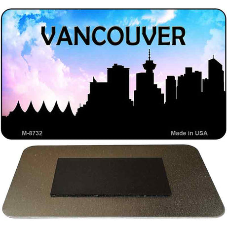 Vancouver Silhouette Novelty Metal Magnet M-8732