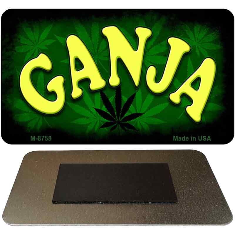 Ganja Novelty Metal Magnet M-8758