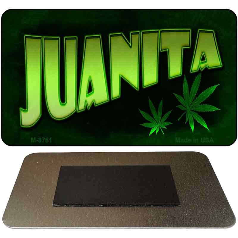 Juanita Novelty Metal Magnet M-8761