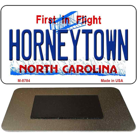 Horneytown North Carolina State License Plate Tag Magnet M-8784