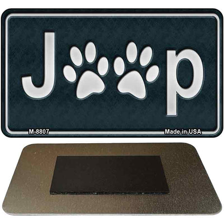 J**P Dog Paws Novelty Metal Magnet M-8807