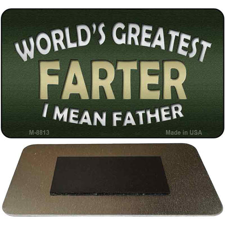 Greatest Farter Novelty Metal Magnet M-8813