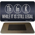 Think Novelty Metal Magnet M-8814