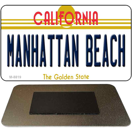 Manhattan Beach California State License Plate Tag Magnet M-8819