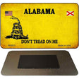 Alabama Do Not Tread Novelty Metal Magnet M-8833