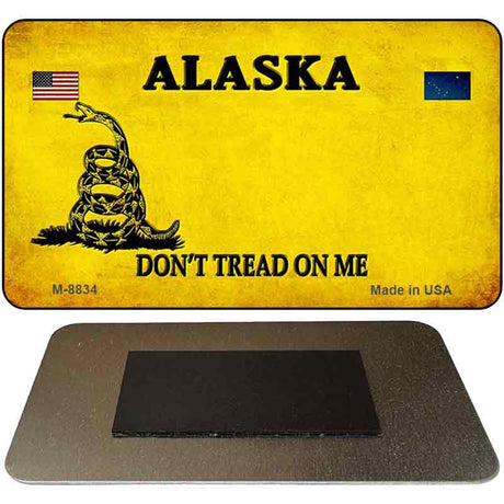 Alaska Do Not Tread Novelty Metal Magnet M-8834