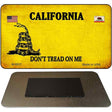 California Do Not Tread Novelty Metal Magnet M-8837