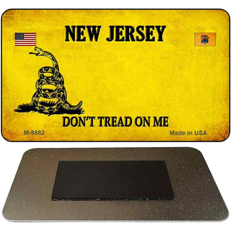 New Jersey Do Not Tread Novelty Metal Magnet M-8862