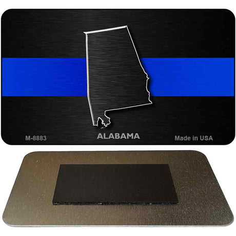 Alabama Thin Blue Line Novelty Metal Magnet M-8883