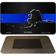 Alaska Thin Blue Line Novelty Metal Magnet M-8884