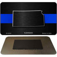 Kansas Thin Blue Line Novelty Metal Magnet M-8898