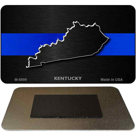 Kentucky Thin Blue Line Novelty Metal Magnet M-8899