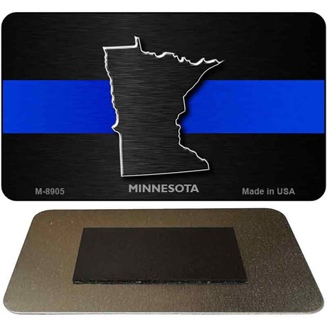 Minnesota Thin Blue Line Novelty Metal Magnet M-8905