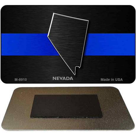 Nevada Thin Blue Line Novelty Metal Magnet M-8910