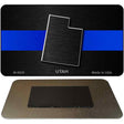 Utah Thin Blue Line Novelty Metal Magnet M-8926