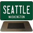 Seattle Vintage Washington State License Plate Tag Magnet M-8937