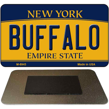 Buffalo New York State License Plate Tag Magnet M-8945