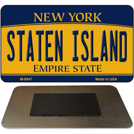 Staten Island New York State License Plate Tag Magnet M-8947