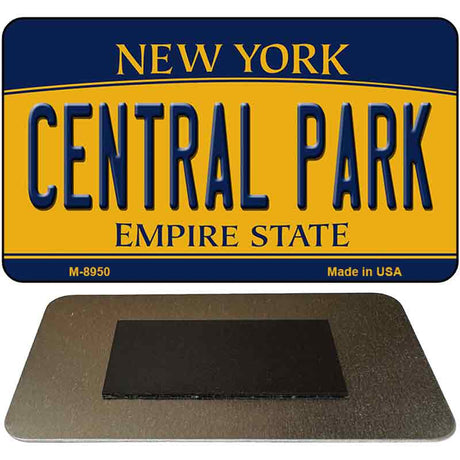 Central Park New York State License Plate Tag Magnet M-8950