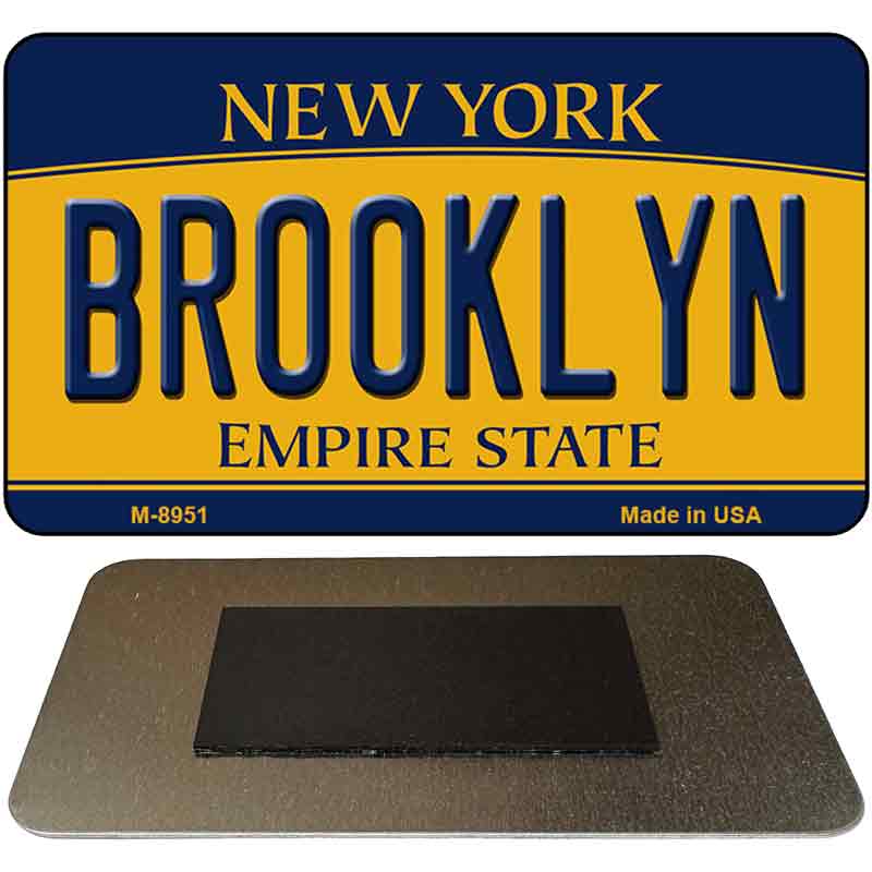 Brooklyn New York State License Plate Tag Magnet M-8951