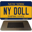 NY Doll New York State License Plate Tag Magnet M-8973