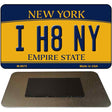 I H8 NY New York State License Plate Tag Magnet M-8975