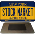 Stock Market New York State License Plate Tag Magnet M-8978