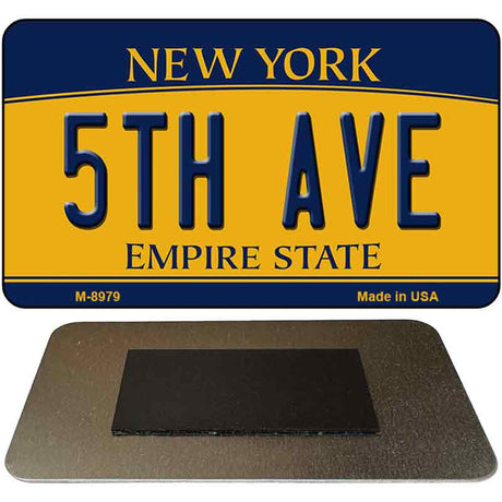 5th Ave New York State License Plate Tag Magnet M-8979