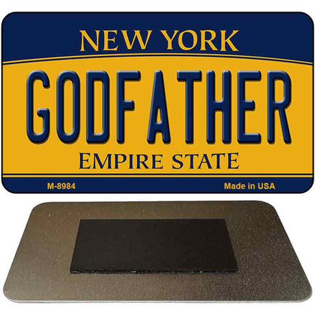 Godfather New York State License Plate Tag Magnet M-8984