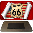 Route 66 Scroll Novelty Metal Magnet M-9006