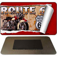 Route 66 Mother Road Scroll Novelty Metal Magnet M-9007