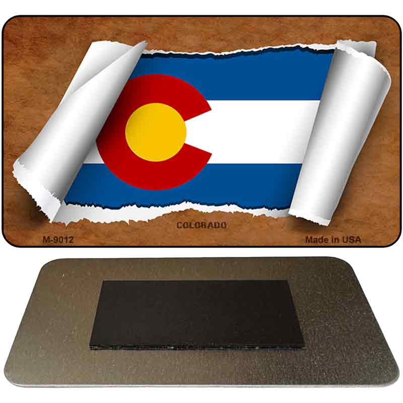 Colorado Scroll Novelty Metal Magnet M-9012