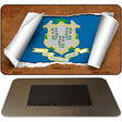 Connecticut Scroll Novelty Metal Magnet M-9013